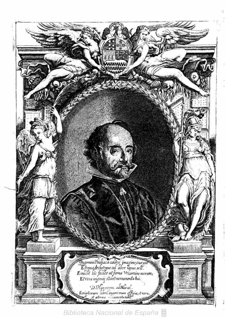 Juan de Solórzano Pereira (1575-1655) was a Spanish jurist who became oidor of Lima and was an early writer on the native law of South America. CC BY 4.0 Roberto Cordier-Biblioteca Nacional de España - http://bdh-rd.bne.es/viewer.vm?id=0000134097&page=1 