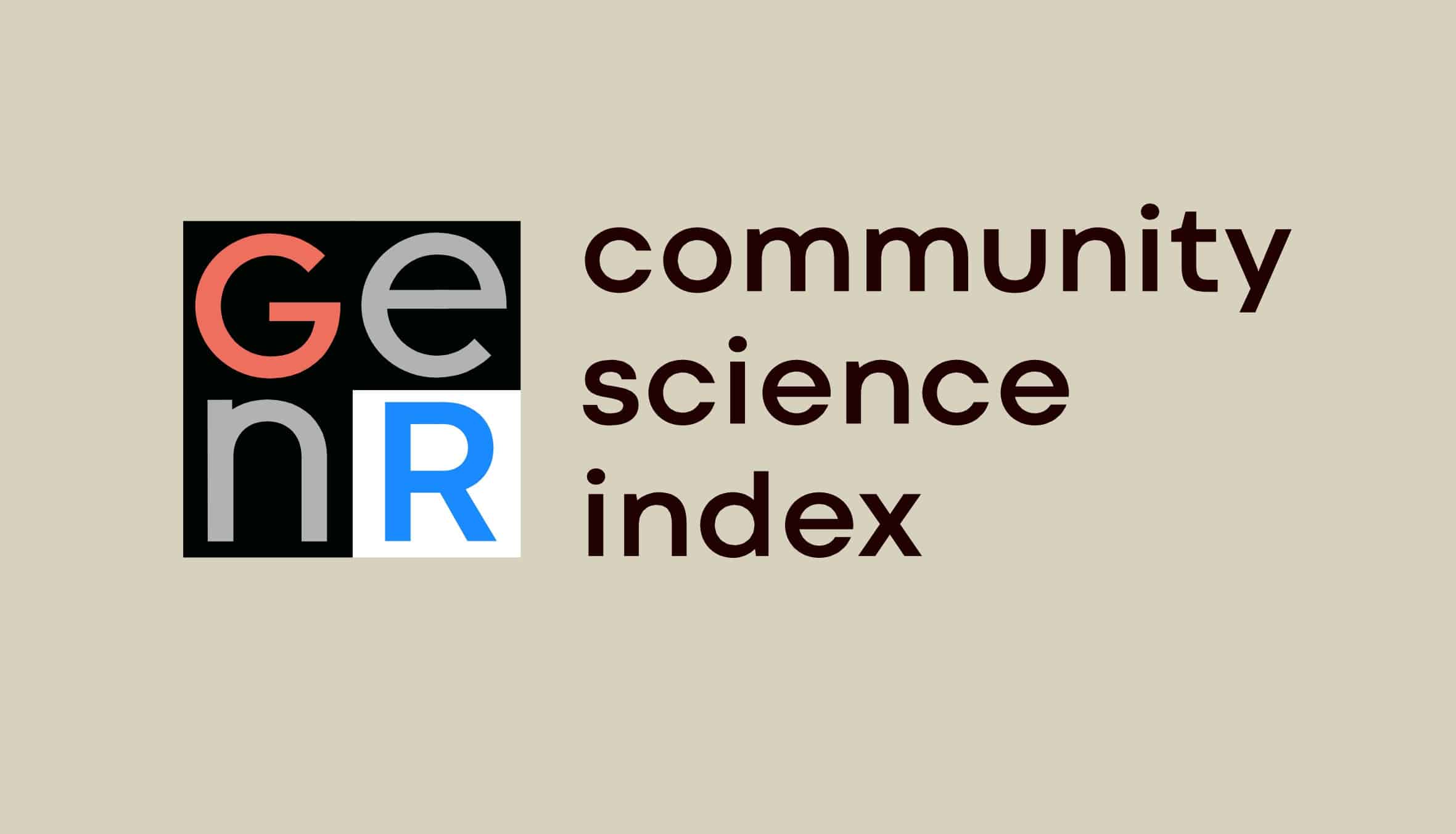 A Community Science (AKA Citizen Science) Index