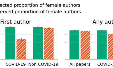 COVID-19 Gender Gap in Research