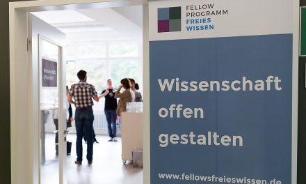 Public Live Stream 16.10: Welcome WikiMedia Germany’s New Free Knowledge Fellows Programme